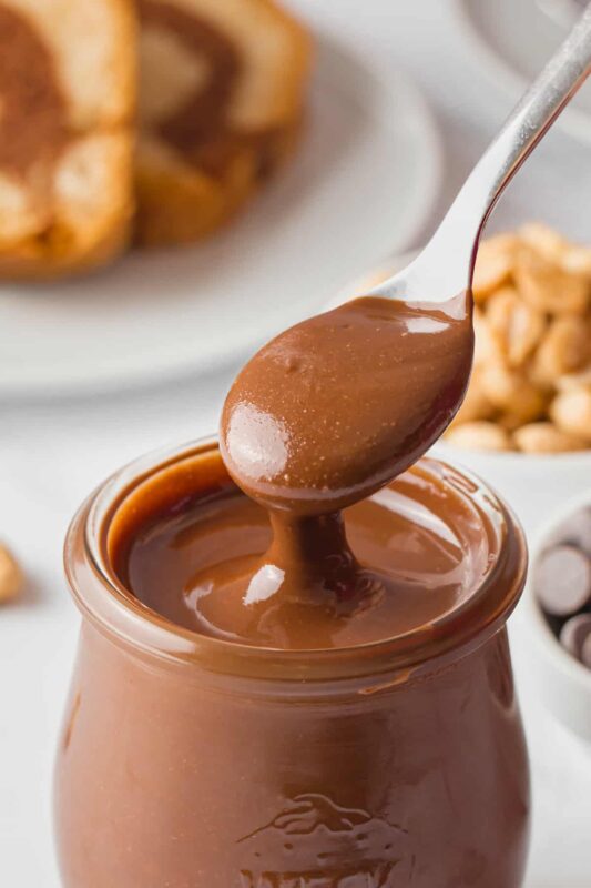 chocolate-peanut-butter-13 کره بادام زمینی شکلاتی - تصویر 1